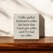 Rustic Coffee Wall Sign Solid Knotty Pine “Eeffoc” Funny Wood Decor